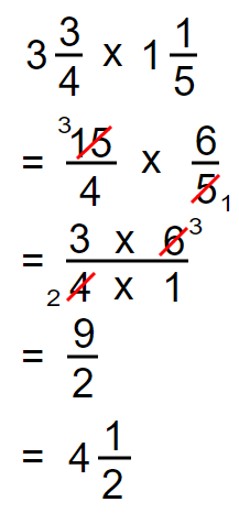 Multiplication of a Mixed Numbers​ 2