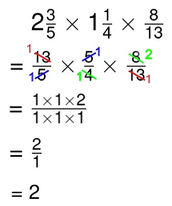 multiplying three fractions example 04