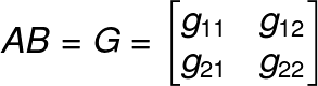 simple matrix multiplication